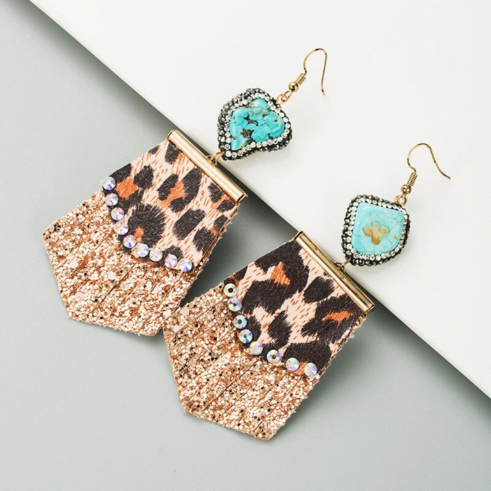 Fringe Turquoise Earring